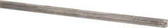 Precision Brand - 12" Long x 1/8" High x 1/8" Wide, Plain Key Stock - Low Carbon Steel - All Tool & Supply