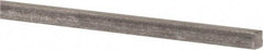 Precision Brand - 12" Long x 3/16" High x 3/16" Wide, Plain Key Stock - Low Carbon Steel - All Tool & Supply