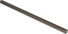 Precision Brand - 12" Long x 3/8" High x 3/8" Wide, Plain Key Stock - Low Carbon Steel - All Tool & Supply