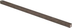 Precision Brand - 12" Long x 7/16" High x 7/16" Wide, Plain Key Stock - Low Carbon Steel - All Tool & Supply