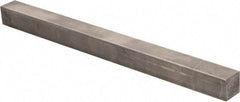 Precision Brand - 12" Long x 7/8" High x 7/8" Wide, Plain Key Stock - Low Carbon Steel - All Tool & Supply