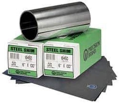 Precision Brand - 5 Ft. Long x 6 Inch Wide x 0.006 Inch Thick, Roll Shim Stock - Stainless Steel - All Tool & Supply