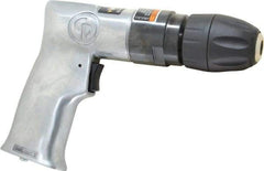 Chicago Pneumatic - 3/8" Keyless Chuck - Pistol Grip Handle, 2,400 RPM, 1.42 LPS, 3 CFM, 0.5 hp, 90 psi - All Tool & Supply