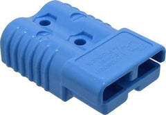 Made in USA - 1/0 AWG, 600 V, 175 A, Battery Connector - Blue - All Tool & Supply