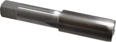 Interstate - M24x1.00 Metric Fine 4 Flute Bright Finish High Speed Steel Straight Flute Standard Hand Tap - Plug, Right Hand Thread, 4-11/16" OAL, 2-7/32" Thread Length, D7 Limit, Oversize - Exact Industrial Supply