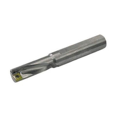 Allied Machine and Engineering - 0.94" Max Drill Depth, 3xD, 10mm Diam, Indexable Insert Drill - 1 Insert, 1/2" Shank Diam, Straight Shank - All Tool & Supply