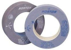 Norton - 20" Diam x 12" Hole x 4" Wide Centerless & Cylindrical Grinding Wheel - 60 Grit, Aluminum Oxide, Type 1, Medium Grade, Vitrified Bond, No Recess - All Tool & Supply