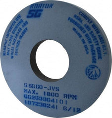 Norton - 14" Diam x 5" Hole x 1-1/2" Thick, J Hardness, 60 Grit Surface Grinding Wheel - Ceramic, Type 1, Medium Grade, 1,800 Max RPM, Vitrified Bond, No Recess - All Tool & Supply