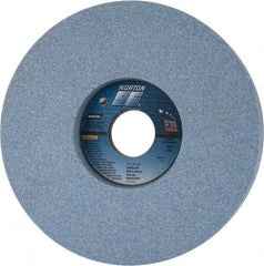 Norton - 7" Diam x 1-1/4" Hole x 1" Thick, J Hardness, 60 Grit Surface Grinding Wheel - Ceramic, Type 5, Medium Grade, 3,600 Max RPM, Vitrified Bond, One-Side Recess - All Tool & Supply