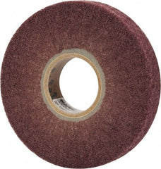 Norton - 6" Diam 220 Grit Aluminum Oxide Unmounted Flap Wheel - 2" Hole, 1" Wide, Density 5, Nonwoven, Grade Fine, 3,000 Max RPM - All Tool & Supply