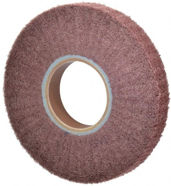 Norton - 8" Diam 220 Grit Aluminum Oxide Unmounted Flap Wheel - 3" Hole, 2" Wide, Density 5, Nonwoven, Grade Fine, 2,500 Max RPM - All Tool & Supply