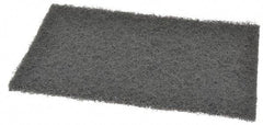 Norton - Medium Grade, Silicon Carbide Hand Pad - Gray, 6" Wide x 9" Long, Nonwoven - All Tool & Supply