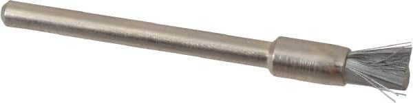 Anderson - 3/16" Brush Diam, Crimped, End Brush - 1/8" Diam Shank, 25,000 Max RPM - All Tool & Supply