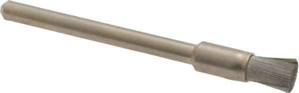 Anderson - 3/16" Brush Diam, Crimped, End Brush - 1/8" Diam Shank, 25,000 Max RPM - All Tool & Supply