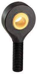 Igus - 5/8" ID, 1-1/2" Max OD, 945 Lb Max Static Cap, Self Aligning Spherical Rod End - 5/8-18 LH, 5/8" Shank Diam, 1-5/8" Shank Length, Thermoplastic with Plastic Raceway - All Tool & Supply