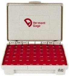 Vermont Gage - 55 Piece, 0.006-0.06 Inch Diameter Plug and Pin Gage Set - Plus 0.0002 Inch Tolerance, Class ZZ - All Tool & Supply