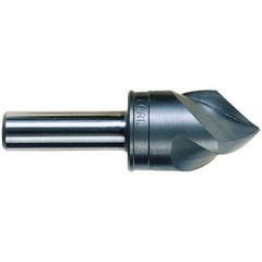 M.A. Ford - 3/4" Head Diam, 1/2" Shank Diam, 3 Flute 82° High Speed Steel Countersink - All Tool & Supply