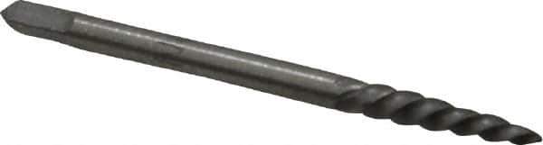 Interstate - Spiral Flute Screw Extractor - #1 Extractor for 3/32 to 5/32" Screw, 2" OAL - All Tool & Supply