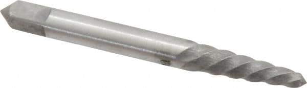 Interstate - Spiral Flute Screw Extractor - #3 Extractor for 7/32 to 9/32" Screw, 2-11/16" OAL - All Tool & Supply