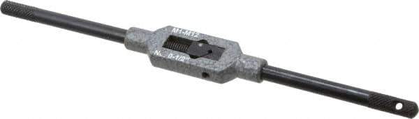 Interstate - 1/8 to 3/8" Tap Capacity, Straight Handle Tap Wrench - 8" Overall Length - All Tool & Supply