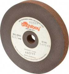 Cratex - 4" Diam x 1/2" Hole x 1/2" Thick, 46 Grit Surface Grinding Wheel - Coarse Grade - All Tool & Supply