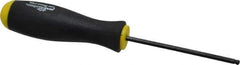 Bondhus - 5/32" Hex Ball End Driver - 3.6" Blade Length, Ergonomic Molded Cushion Grip Handle, 201mm OAL - All Tool & Supply