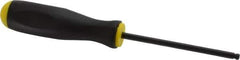 Bondhus - 3/16" Hex Ball End Driver - 3.8" Blade Length, Ergonomic Molded Cushion Grip Handle, 204mm OAL - All Tool & Supply