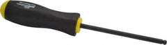 Bondhus - 1/4" Hex Ball End Driver - 4.8" Blade Length, Ergonomic Molded Cushion Grip Handle, 249mm OAL - All Tool & Supply