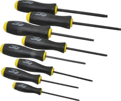 Bondhus - 8 Piece, 7/64 to 5/16" Ball End Hex Driver Set - Comes in Vinyl Pouch - All Tool & Supply