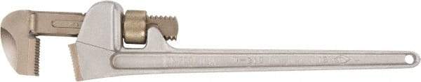 Ampco - 48" Aluminum Nonsparking Pipe Wrench - 7-9/16" Pipe Capacity - All Tool & Supply