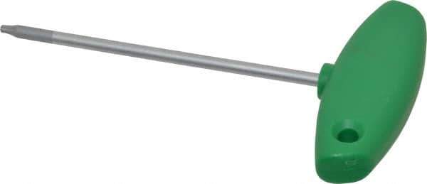 Wiha - T9 Standard Torx Key - Flag-Style, 3.94" Length Under Head, 100mm OAL - All Tool & Supply