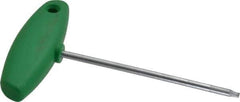 Wiha - T10 Standard Torx Key - Flag-Style, 3.94" Length Under Head, 100mm OAL - All Tool & Supply