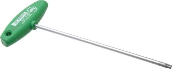 Wiha - T27 Standard Torx Key - Flag-Style, 7-7/8" Length Under Head, 200mm OAL - All Tool & Supply