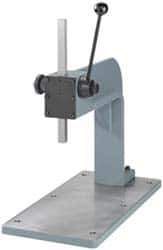 JT&M - 3/4" Ram, 11-5/8" Throat Depth, 200 Lb Manual Arbor Press - 10" Max Work Height x 24" Max Work Width, 12:1 Leverage Ratio, 10" Base Width x 19-1/2" Base Depth - All Tool & Supply