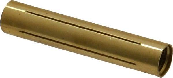 Made in USA - 11/32" Diam Through Hole Barrel Cylinder - 1-3/4" Barrel Length, Eccentric Slot - All Tool & Supply