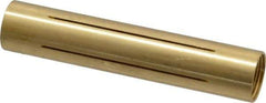 Made in USA - 1/2" Diam Through Hole Barrel Cylinder - 2-1/2" Barrel Length, Eccentric Slot - All Tool & Supply