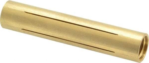 Made in USA - 5/8" Diam Through Hole Barrel Cylinder - 3" Barrel Length, Eccentric Slot - All Tool & Supply