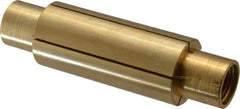 Made in USA - 7/8" Diam Through Hole Barrel Cylinder - 3" Barrel Length, Eccentric Slot - All Tool & Supply