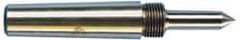 Riten - 1" Head Diam, Carbide-Tipped Steel Standard Point Solid Dead Center - 3MT Morse Taper, 1" Point Diam, 1-5/8" Point Length, 2-3/8" OAL - All Tool & Supply