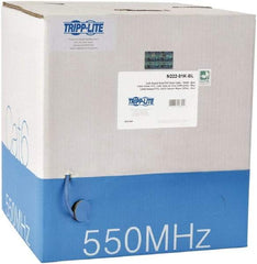 Tripp-Lite - Cat6, 24 AWG, 8 Wires, 550 MHz, Unshielded Network & Ethernet Cable - Blue, PVC, 1,000' OAL - All Tool & Supply