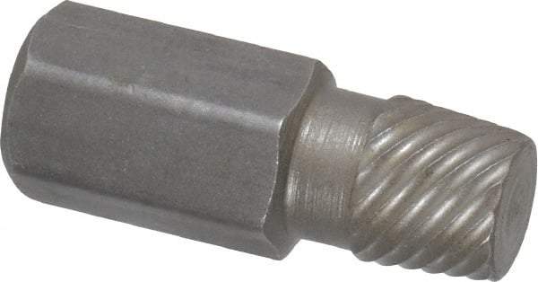 Irwin - Spiral Flute Screw Extractor - 13/32" Extractor for 3/4" Screw, 1/2" Hex - All Tool & Supply