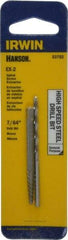 Irwin - 2 Piece Spiral Flute Screw Extractor & Drill Set - Screw Range 5/32 to 7/32" - All Tool & Supply