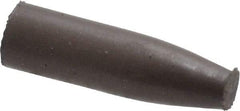 Cratex - 9/32" Max Diam x 1" Long, Cone, Rubberized Point - Medium Grade, Silicon Carbide, 1/16" Arbor Hole, Unmounted - All Tool & Supply