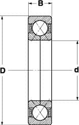 SKF - Radial Ball Bearings; Type: 4 Point Angular Contact Ball Bearing ; Style: Open ; Bore Diameter (mm): 110.00 ; Outside Diameter (mm): 240.00 ; Width (mm): 50.00 ; Flange Type: Without Flange - Exact Industrial Supply