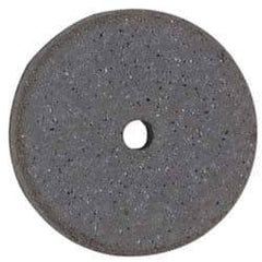 Cratex - 4" Diam x 1/2" Hole x 3/4" Thick, Surface Grinding Wheel - Silicon Carbide, Coarse Grade, 5,250 Max RPM, Rubber Bond, No Recess - All Tool & Supply