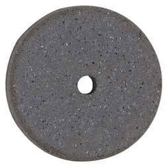 Cratex - 6" Diam x 1/2" Hole x 1" Thick, Surface Grinding Wheel - Silicon Carbide, Fine Grade, 3,600 Max RPM, Rubber Bond, No Recess - All Tool & Supply