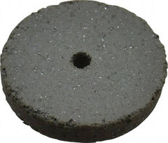 Cratex - 5/8" Diam x 1/16" Hole x 3/32" Thick, Surface Grinding Wheel - Silicon Carbide, Coarse Grade, 25,000 Max RPM, Rubber Bond, No Recess - All Tool & Supply