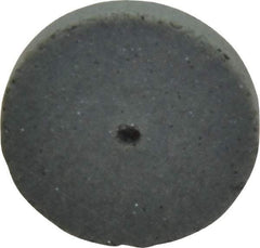 Cratex - 7/8" Diam x 1/16" Hole x 1/8" Thick, Surface Grinding Wheel - Silicon Carbide, Coarse Grade, 25,000 Max RPM, Rubber Bond, No Recess - All Tool & Supply