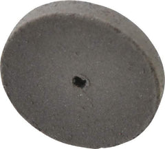 Cratex - 7/8" Diam x 1/16" Hole x 1/8" Thick, Surface Grinding Wheel - Silicon Carbide, Medium Grade, 25,000 Max RPM, Rubber Bond, No Recess - All Tool & Supply