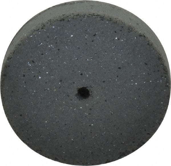 Cratex - 1" Diam x 1/16" Hole x 3/16" Thick, Surface Grinding Wheel - Silicon Carbide, Coarse Grade, 25,000 Max RPM, Rubber Bond, No Recess - All Tool & Supply